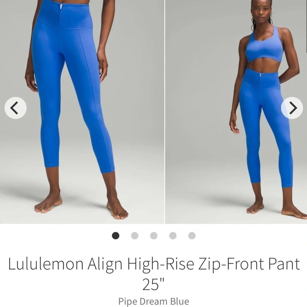 NEW Lululemon Align High-Rise Zip-Front 25